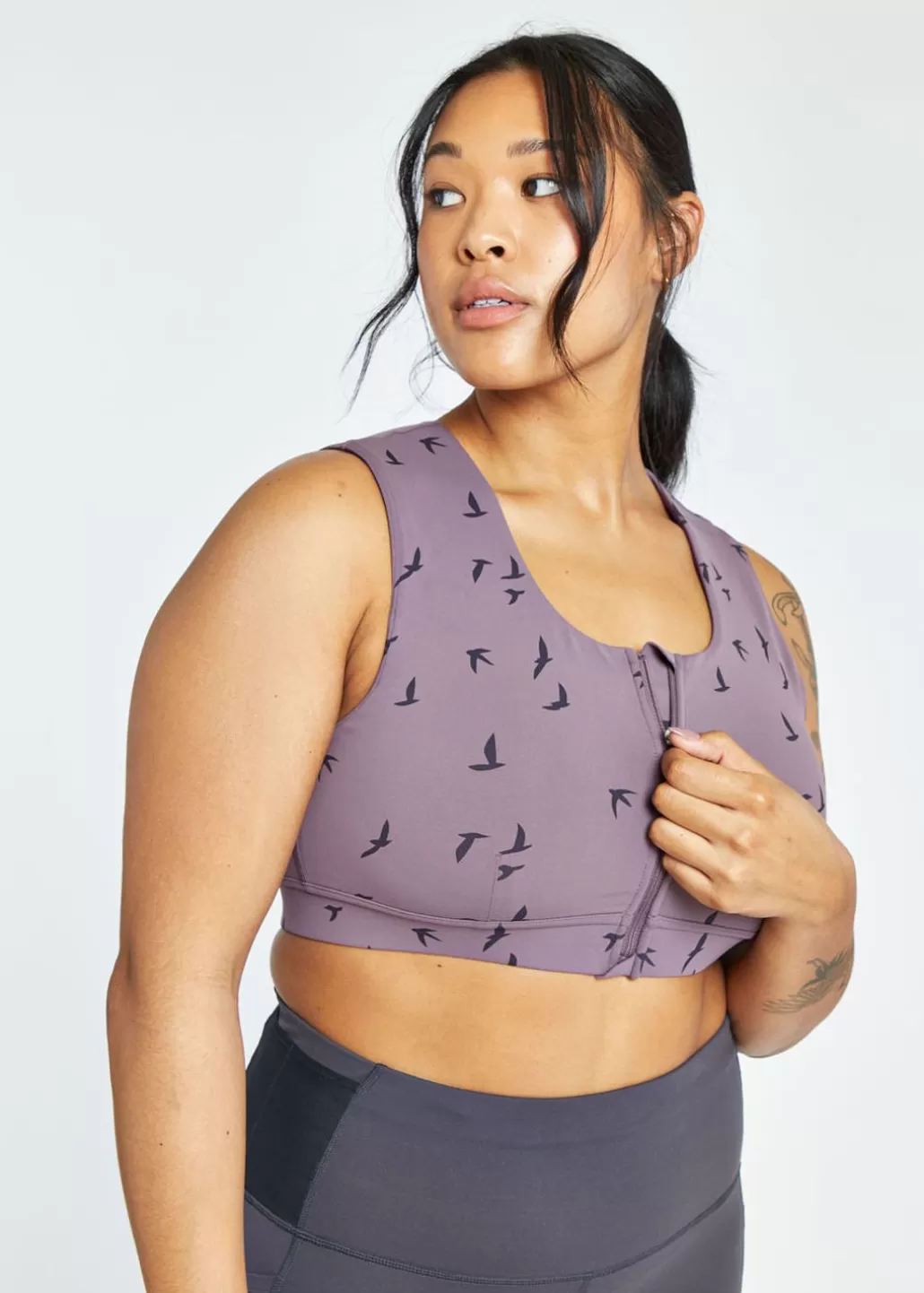 Oiselle Flyout Zip Bra Outlet