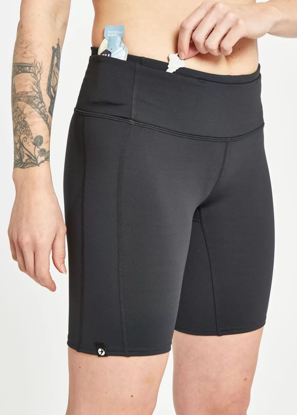 Oiselle O-Mazing Long Power Shorts Black Sale