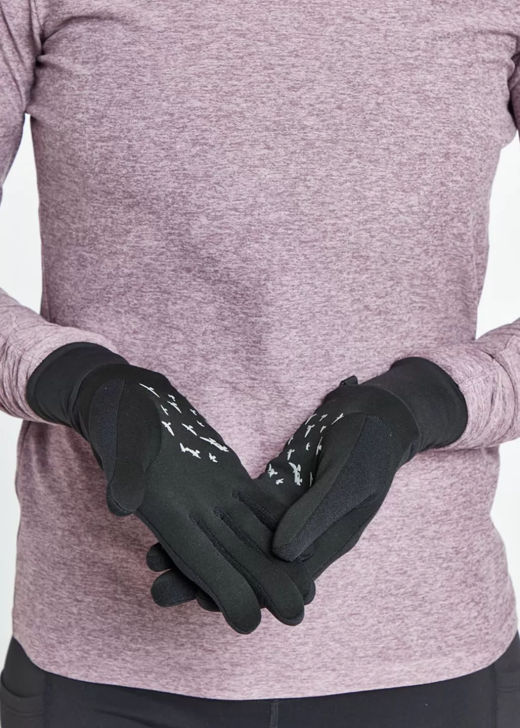 Oiselle Power Move Gloves Black Clearance