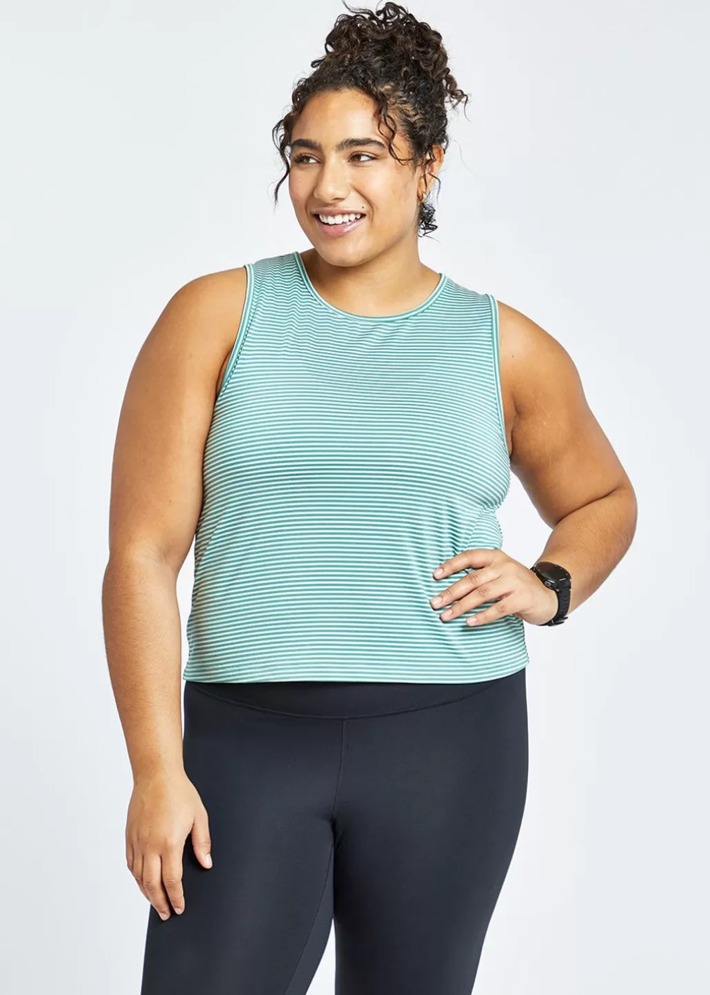 Oiselle Striped Trail Tank Outlet