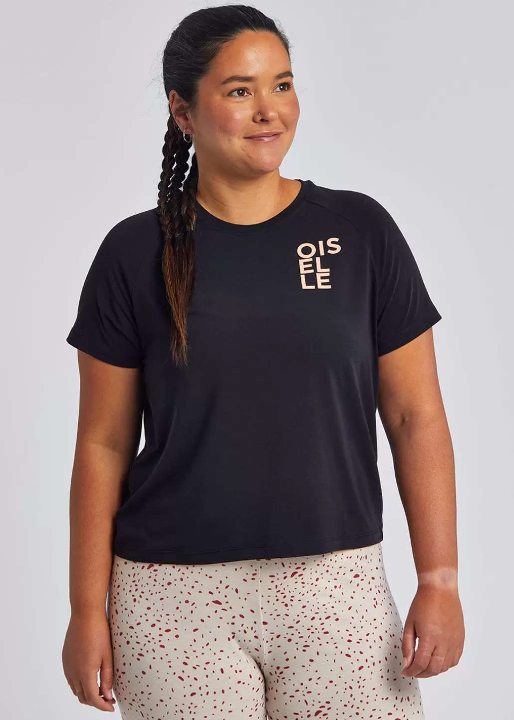 Oiselle Tee Lux Kami Jammie Boxy Tee Shop