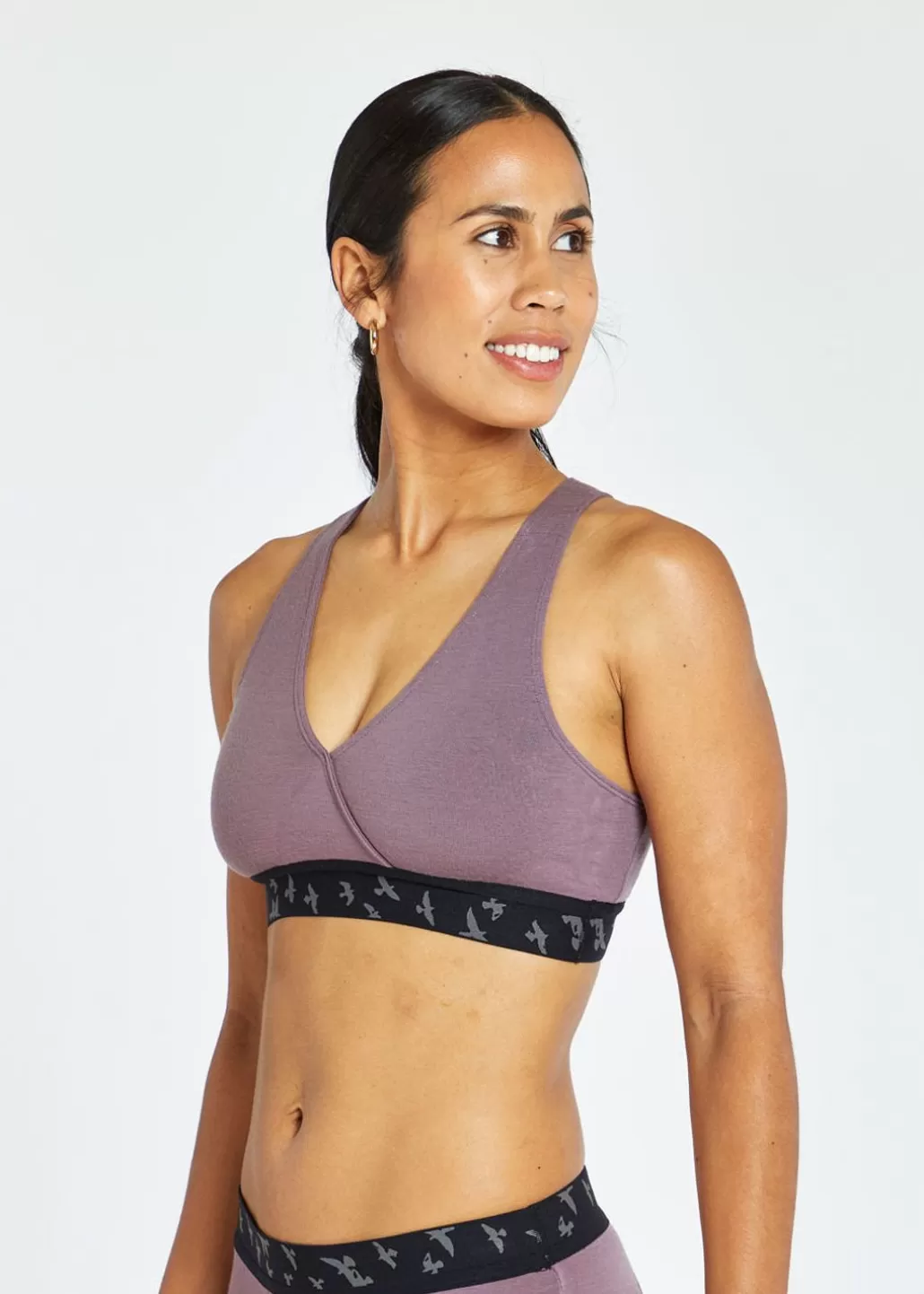 Oiselle Wazzie Wool Crossover Bra New